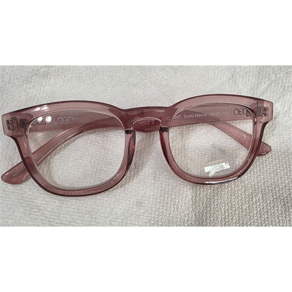 LOGO Lori Goldstein Chic Readers Thick Frame Pink Clear 1.5 #78286 - Picture 4 of 4